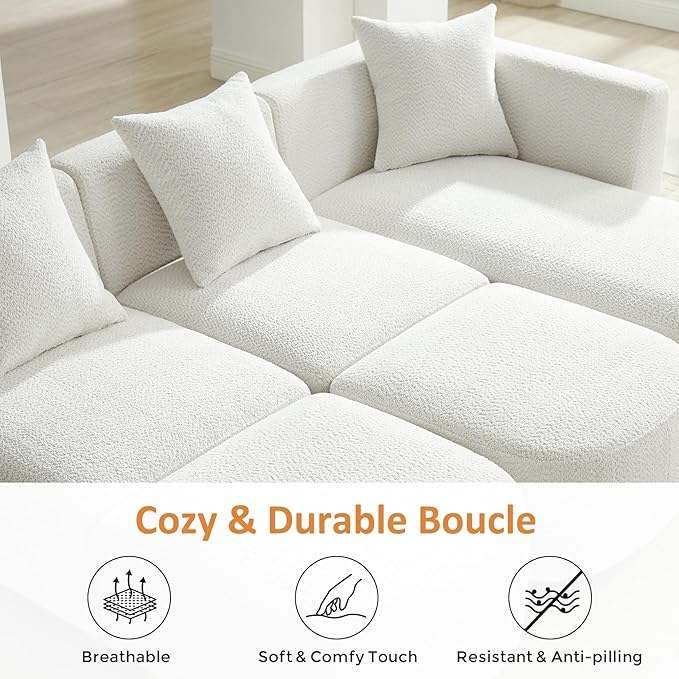 VANOMi 109.84" Modular Sectional Sofa - Image 5