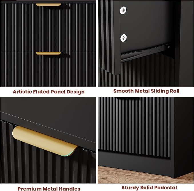 Garvee 3 Drawer Dresser for Bedroom - Image 4