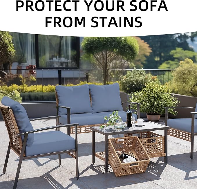 Outdoor Cushion Covers Set, Replacement - Image 4