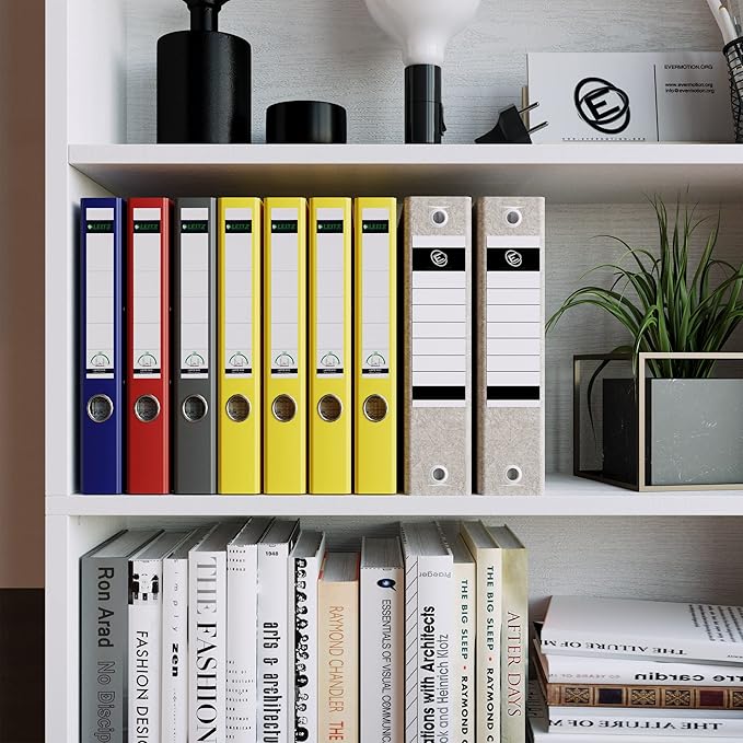 IRONCK Bookshelves and Bookcases Floor Standing 6 Tiers Display Storage Shelves - Image 7