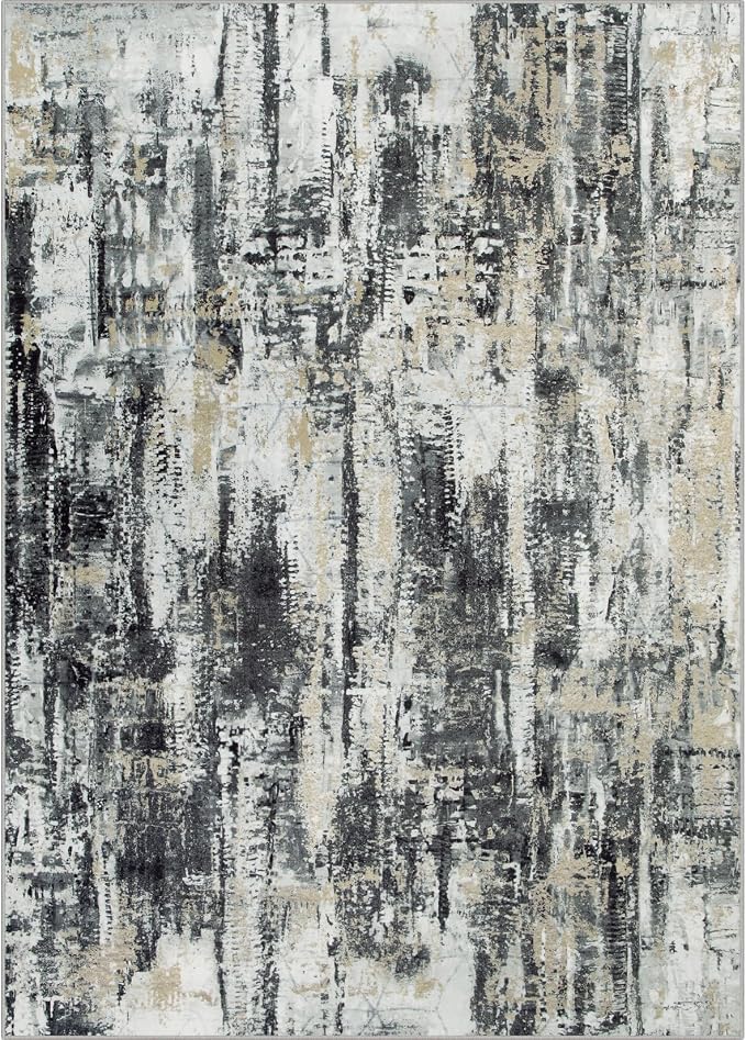 6x9 Area Rugs Washable Rug: Large Modern Abstract Living Room Rug Soft - Image 2