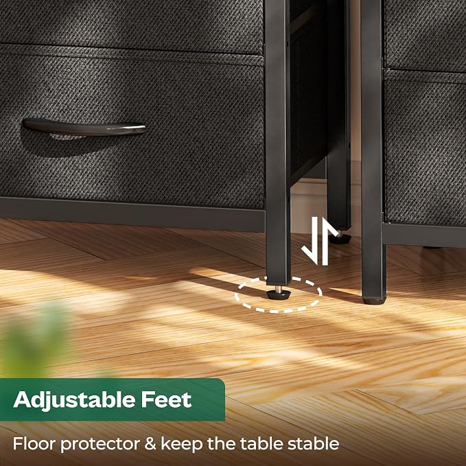 Huuger Nightstands Set of 2, 27.6 Inch End Tables - Image 7