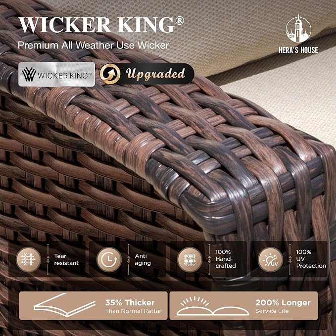 HERA'S HOUSE High Back Patio Furniture Set - Image 4