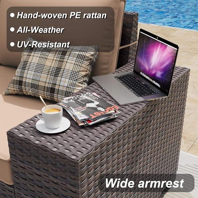 ALAULM 13 Pieces Patio Furniture Set - Image 2