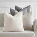 MIULEE Timeless Neutral Pillow Covers 18x18 Inch Set of 4 Mid Century Modern by MIULEE