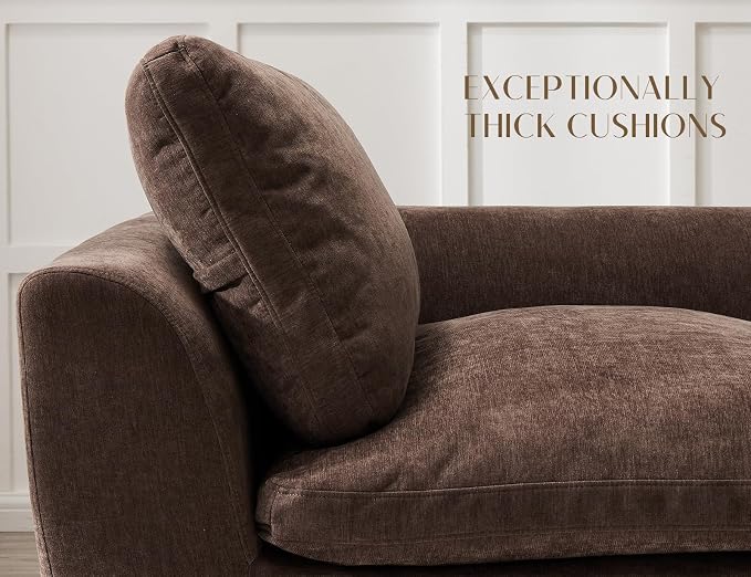 ohllob Oversized Cloud Couches for Living Room, Boneless Sectional Couch - Image 3