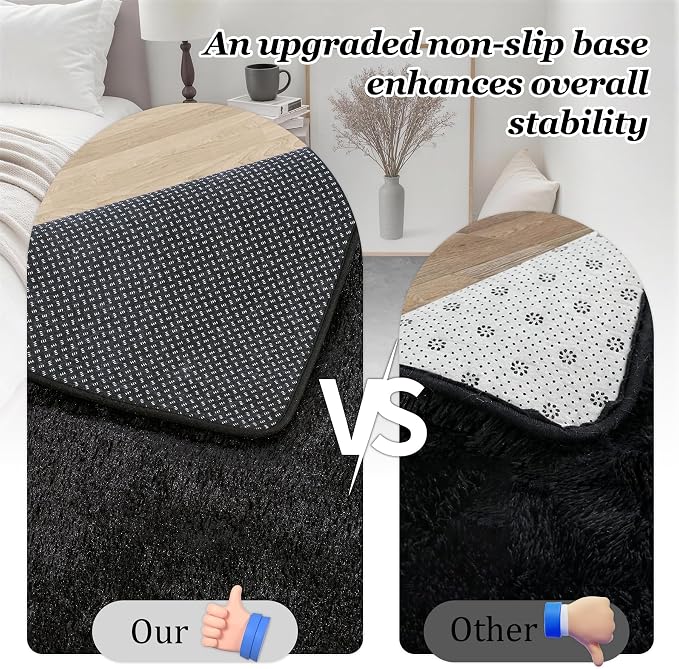 8x10 Area Rugs for Living Room Bedroom: Ultra Soft Fluffy Shag Rug Upgrade - Image 6