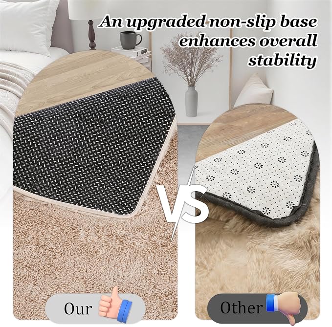 6x9 Area Rugs for Living Room Bedroom: Ultra Soft Fluffy Shag Rug Upgrade - Image 6