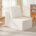 Single Sofa 1 Seat Couch with Deep Seat Memory Foam Cloud Chair with Pillows by YourHomeDeservesMore