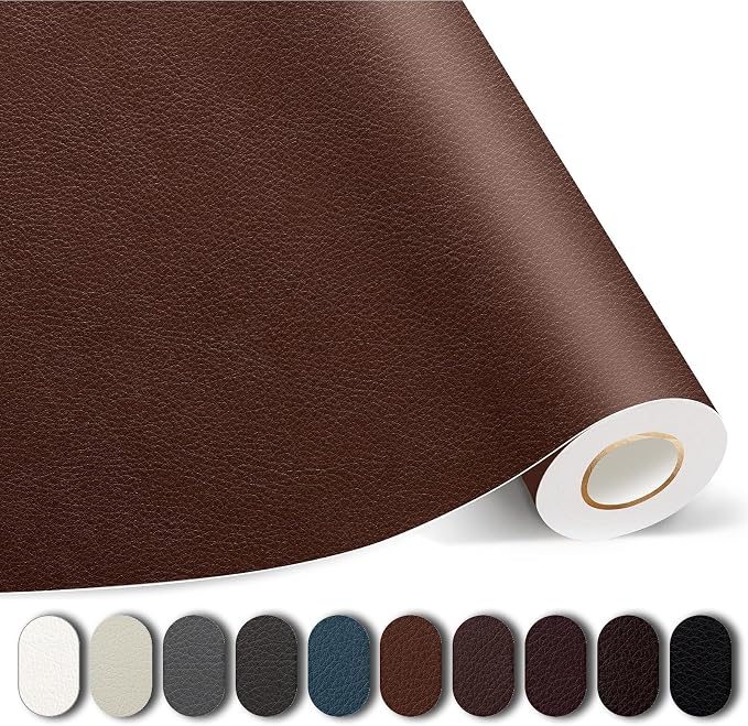 Leather Repair Patches, 17X158 Inch Self-Adhesive Leather Repair Tape, Stretch by GiveYourFurnitureaNewLife