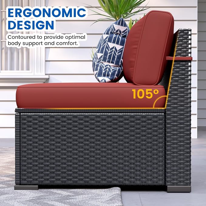 Patio Furniture Sets, 7-Piece Outdoor Patio Furniture - Image 3