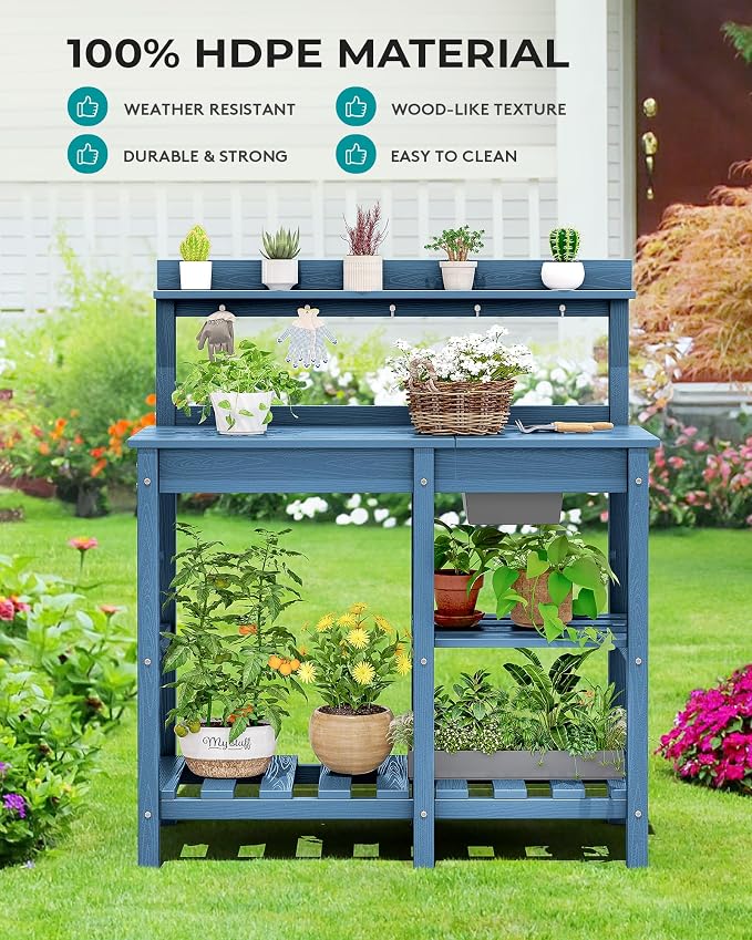 SERWALL Outdoor Potting Bench - Image 7