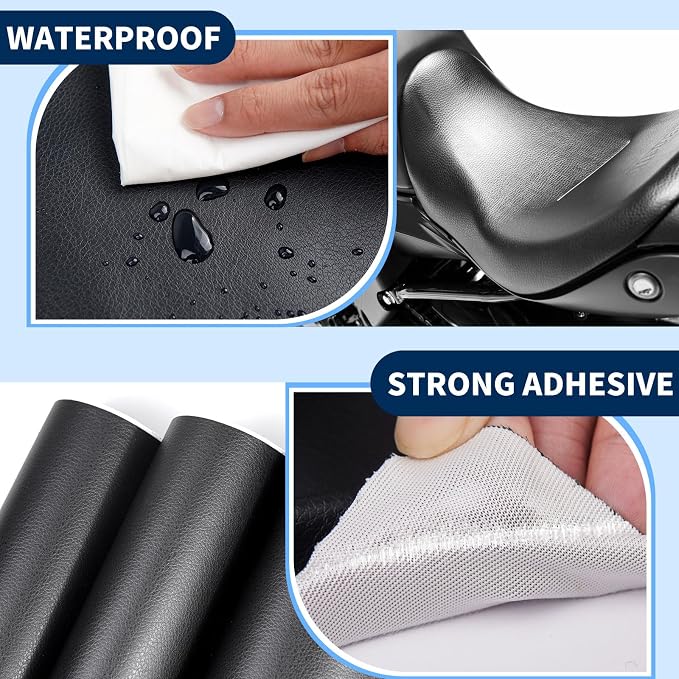 Kangshoon Leather Repair Patches, 17X79 Inch Self-Adhesive Leather Repair Tape - Image 4