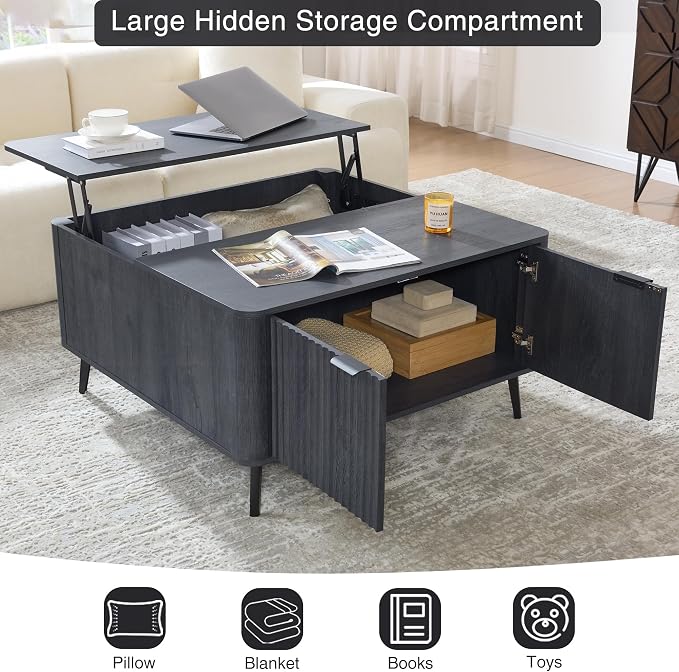 Fatmok Large Lift Top Coffee Table - Image 5