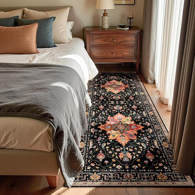 RELEANY Area Rugs 3'x6' Runner Rug Non Slip Washable - Image 2