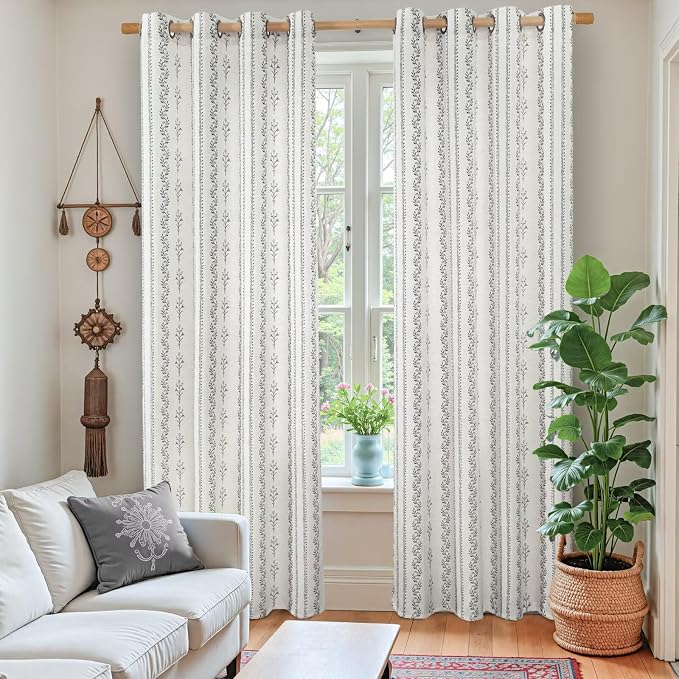 BGment Boho Curtains for Living Room 2 Panels, Each Panel 52 Inches Wide - Image 2