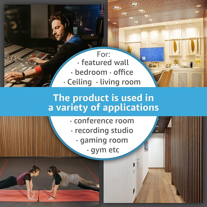 Art3d 2-Pack Acoustic Wood Slat Wall Panels - Image 7