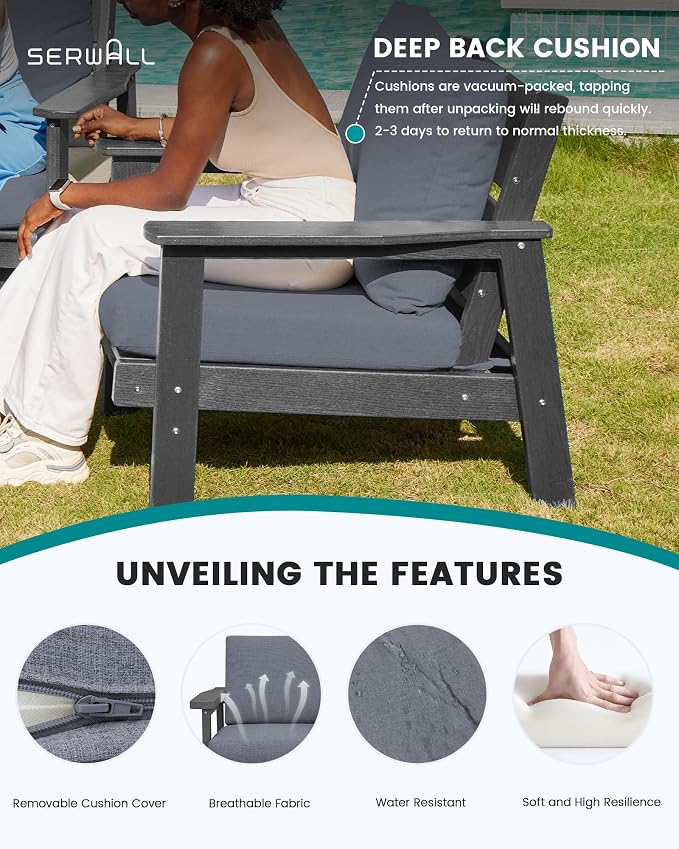 SERWALL HDPE Outdoor Couch - Image 3