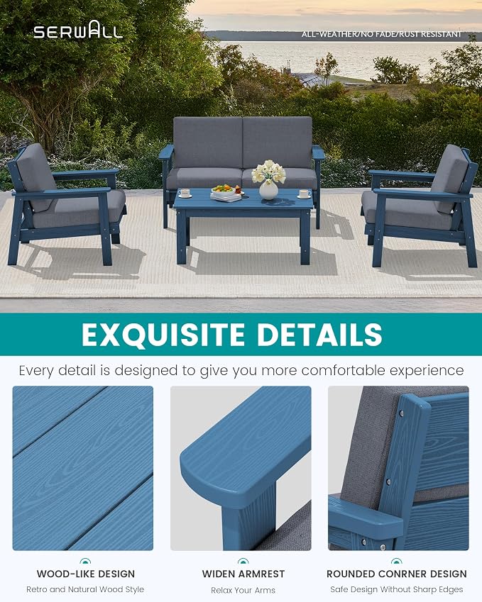 SERWALL HDPE Outdoor Couch - Image 4