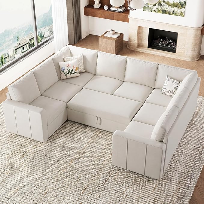 Belffin Modular Sectional Sleeper Sofa Bed by Belffin
