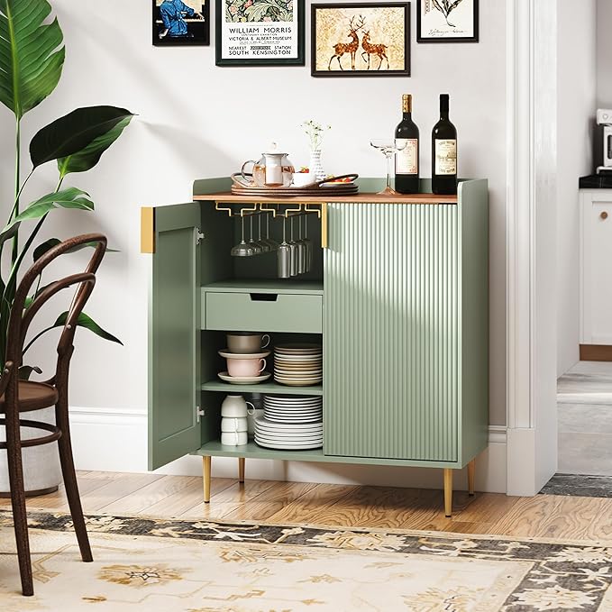 ARTPOWER Coffee Bar Cabinet - Image 4