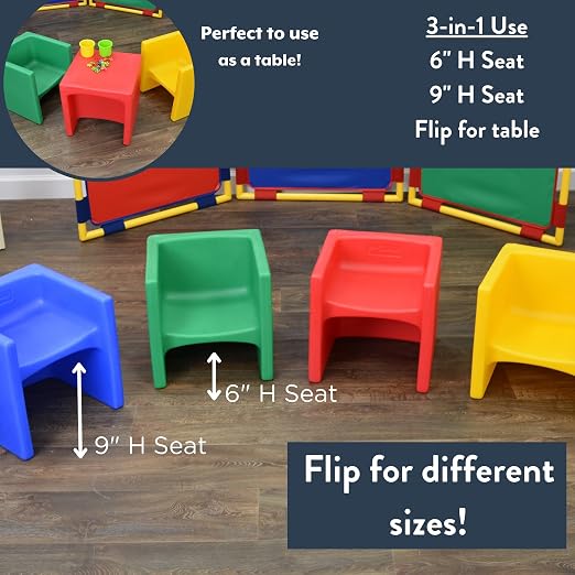 Children's Factory Cube Chair, Flexible Seating Classroom Furniture - Image 8