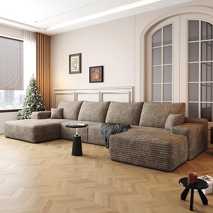 AUGOP 136" Sectional Couches for Living Room Modern Modular Sofa - Image 6