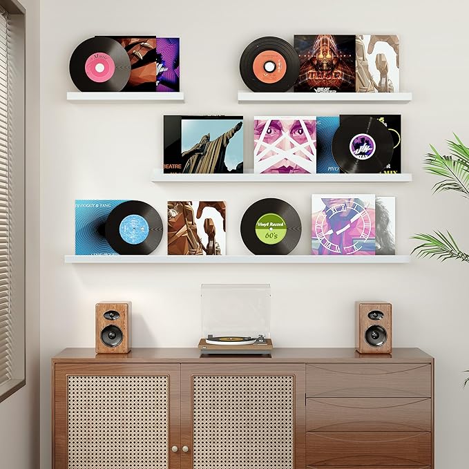 Floating Shelves for Wall, 48 inch Wood Floating Shelves Set of 2, Picture - Image 7