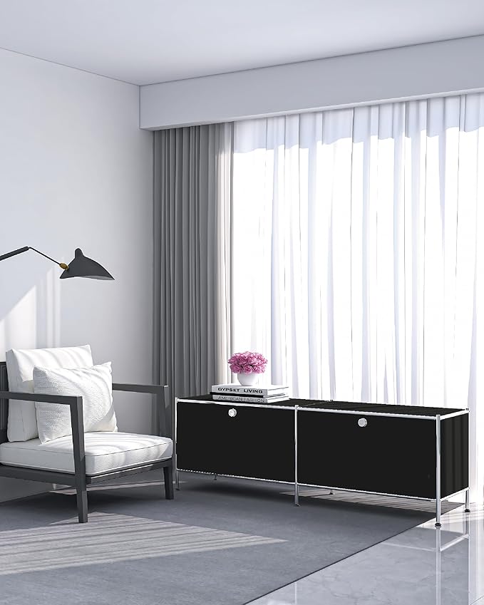 Metal Low Board Storage Cabinet - Image 7