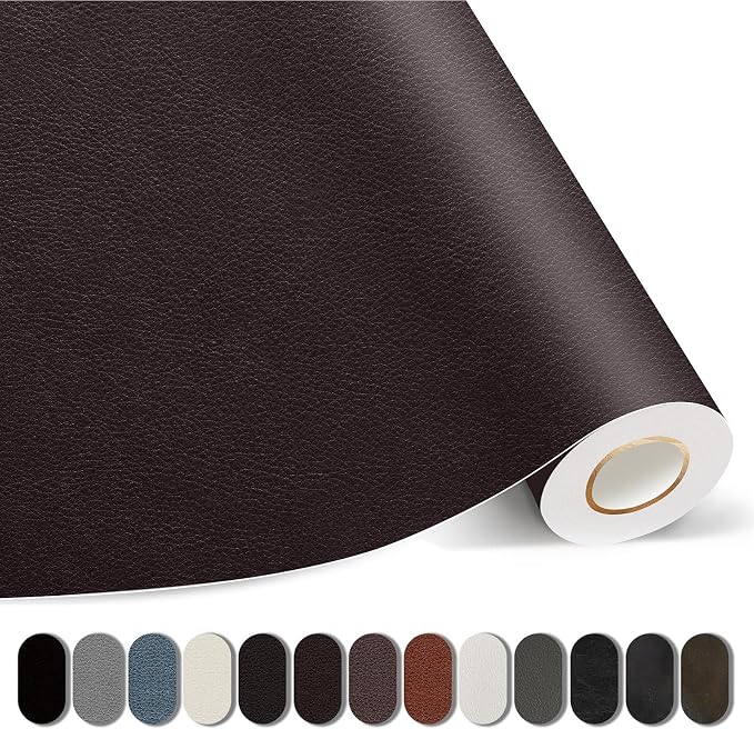 Kangshoon Leather Repair Patches, 17X158 Inch Self-Adhesive Leather Repair Tape by GiveYourFurnitureaNewLife