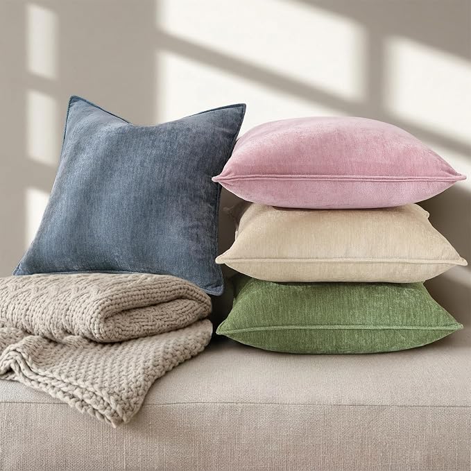 decorUhome Summer Couch Throw Pillow Covers 16x16 Set of 2, Decorative Soft - Image 4