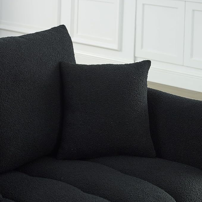 Antetek Set of 3 Teddy Sofa for Living Room, Modern 2 Units Deep Seat Sofa - Image 9