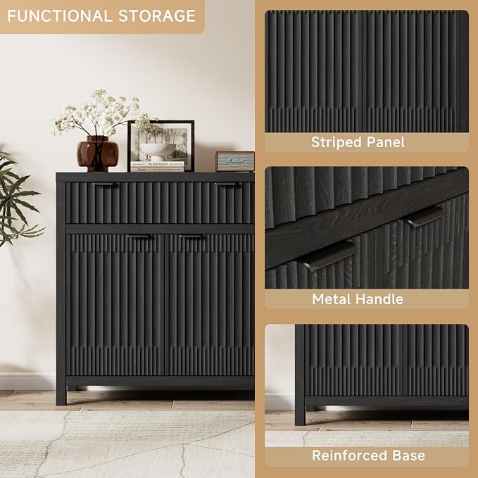 Fatmok Fluted Buffet Cabinet - Image 4