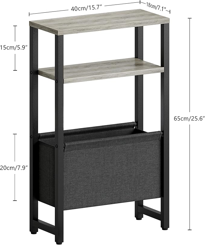 Narrow Side Table, Slim End Table - Image 3