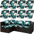 Outdoor Cushion Covers Set, Replacement by SUKAIKEQA