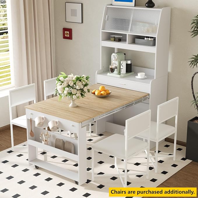 RuiSiSi Space Saving Folding Dining Table - Image 9
