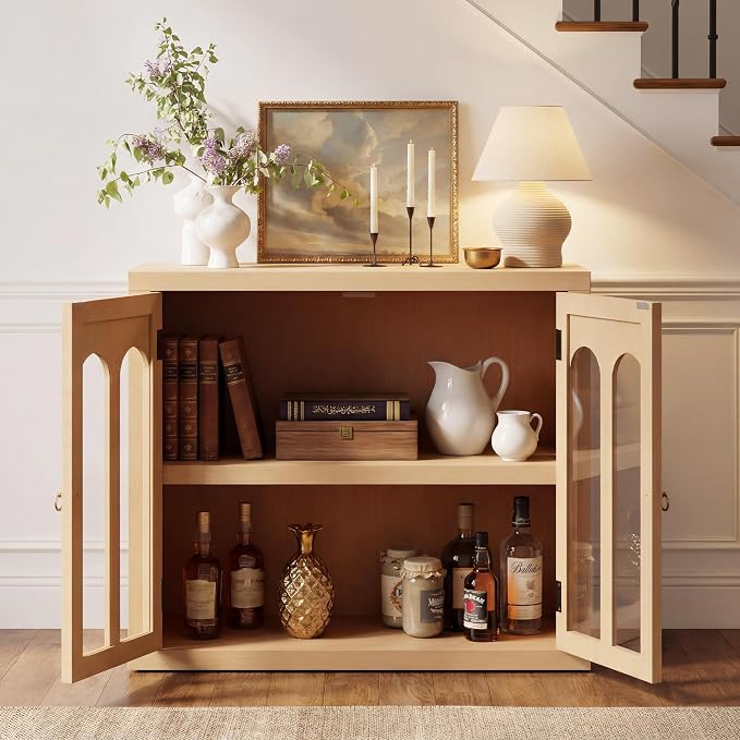 Fatmok Sideboard Buffet Cabinet Set of 4 - Image 6