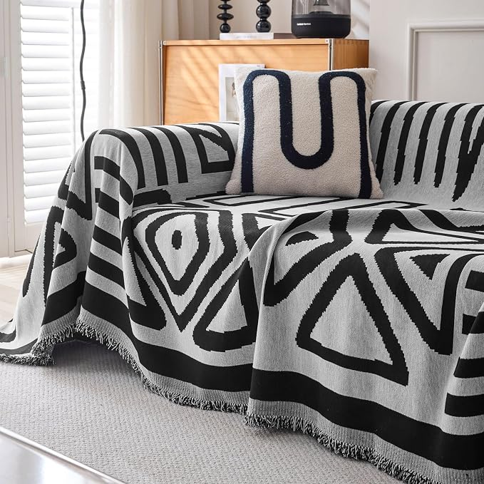 VClife Boho Sofa Covers for Dog, XXL Couch Protector for 3-4 Cushion Couch Sofa - Image 3