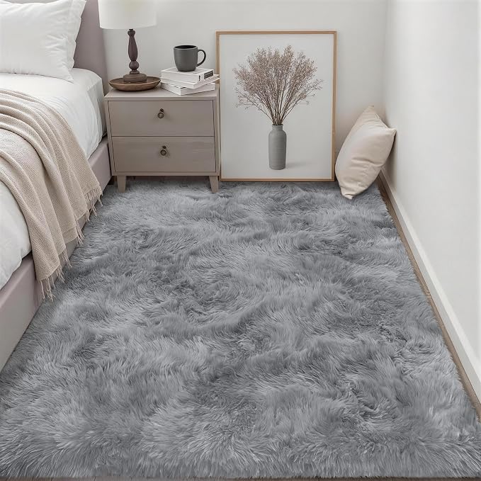 6x9 Area Rugs for Living Room Bedroom: Ultra Soft Fluffy Shag Rug Upgrade - Image 3