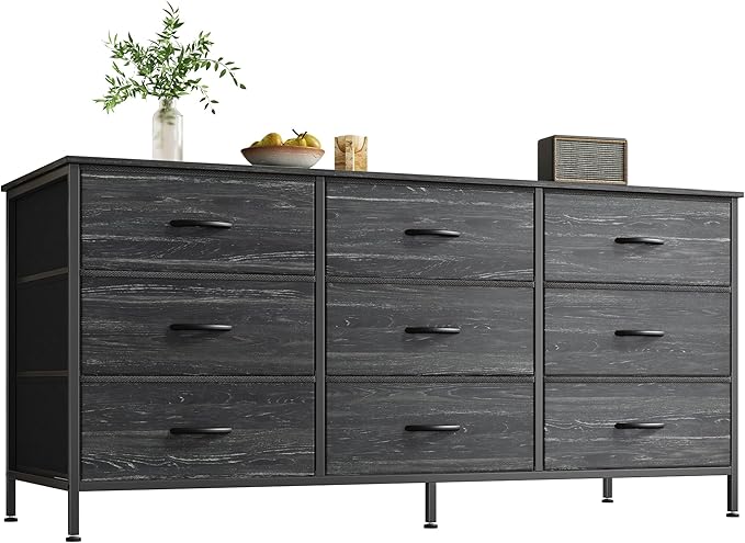 Huuger 9 Drawer Dresser, 47 Inch TV Stand by Huuger