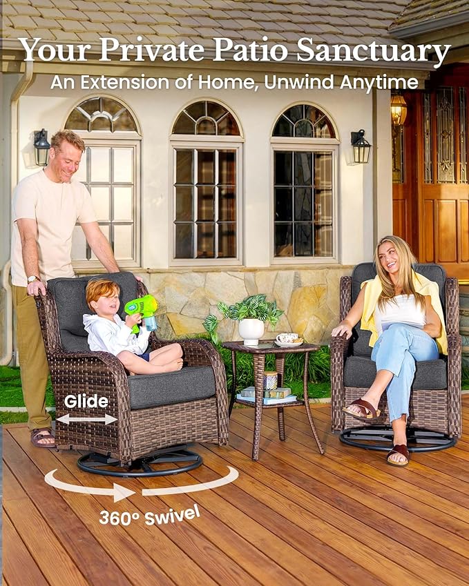 HILLGA 5-Piece Luxury Patio Furniture Set - Image 3