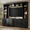 Merax 97.4" W Wall Unit Entertainment Center, TV Stand by Merax