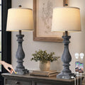 Cinkeda 29" Tall Farmhouse Table Lamp by Cinkeda