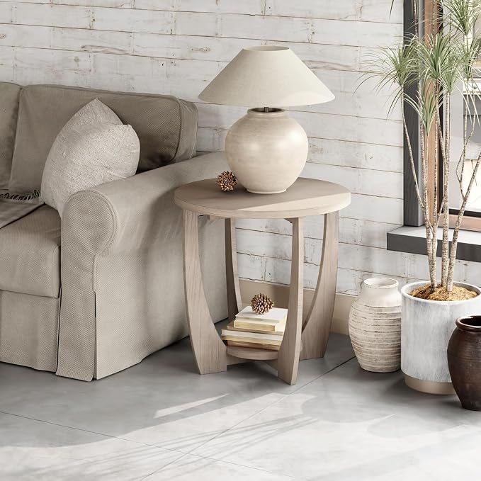 COZAYH Rustic Farmhouse End Table - Image 2