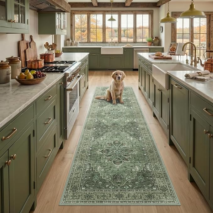 RELEANY Area Rugs 2'x8' Runner Rug Non Slip Washable by RELEANY