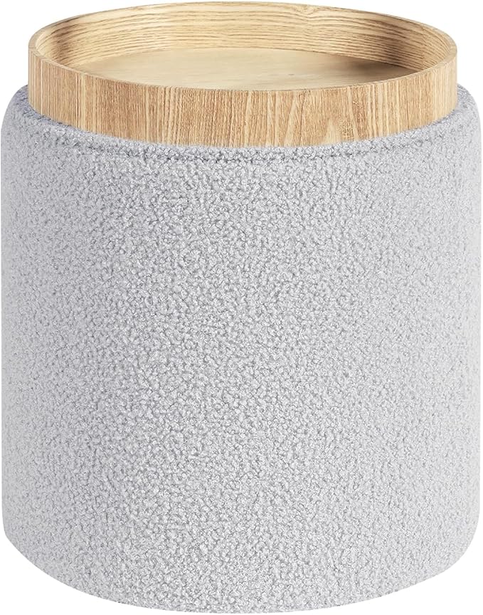 PINPLUS Round Boucle Ottoman - Image 4