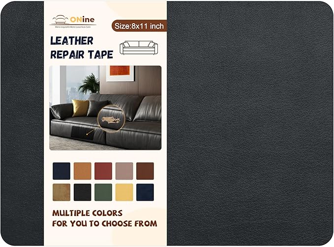 ONine Leather Repair Patch，Self-Adhesive Couch Patch，Multicolor Available by Onine