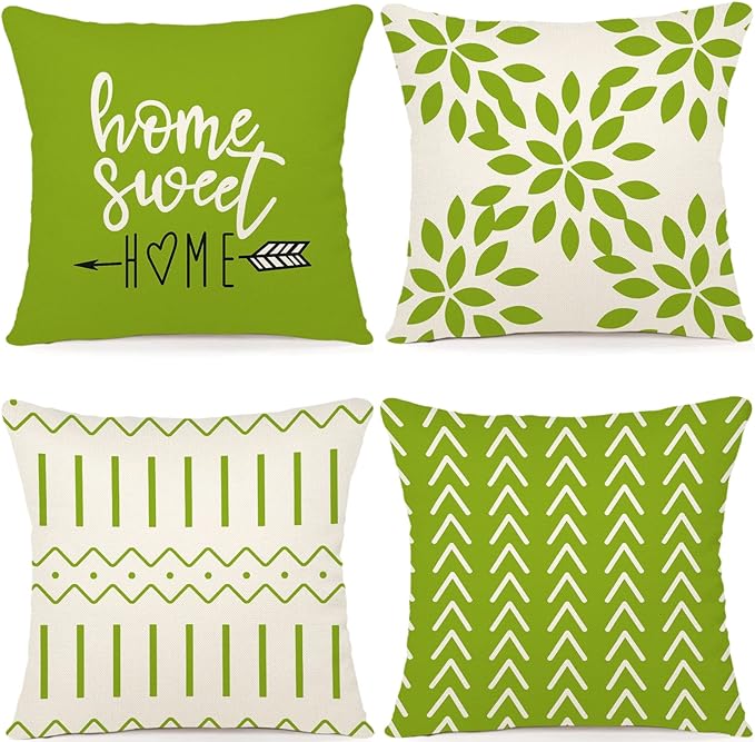 YCOLL Pillow Covers 20x20 Set of 4, Modern Sofa Throw Pillow Cover, Decorative by PillowCoversExpert