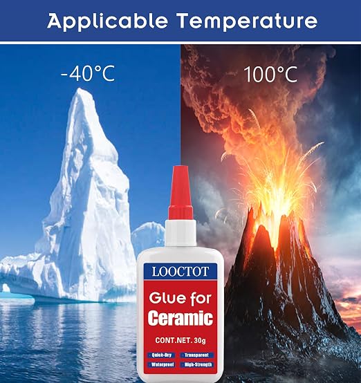 LOOCTOT 30g Ceramic Glue, China Porcelain and Pottery Repair, Super Instant - Image 5