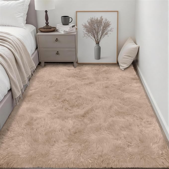 6x9 Area Rugs for Living Room Bedroom: Ultra Soft Fluffy Shag Rug Upgrade - Image 3